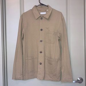 Uniqlo jersey cotton workshirt overshirt jacket